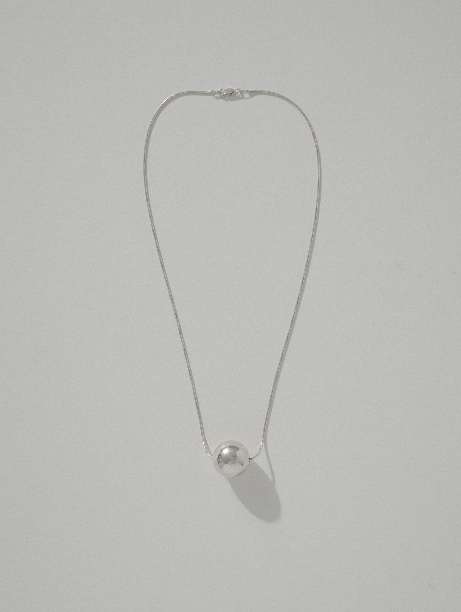 Silver Orb Necklace | Another Feather
