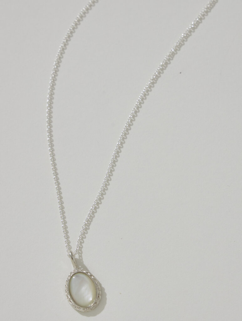 Mother of Pearl Rope Pendant | Another Feather